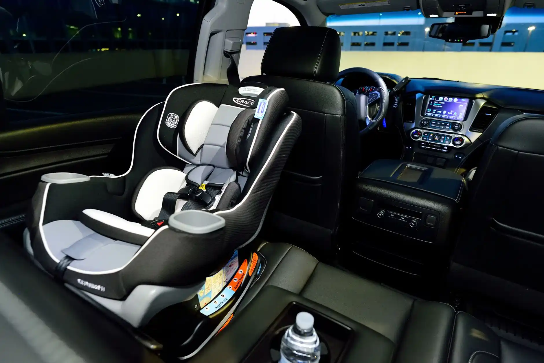 car seats in a limo Washington