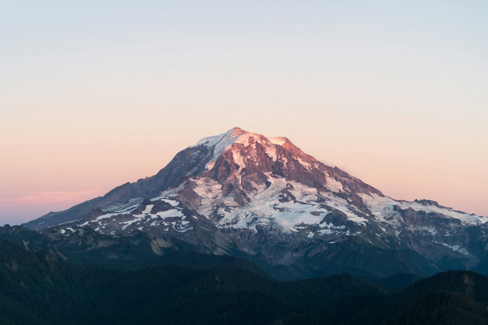 Mount Rainier at dawn